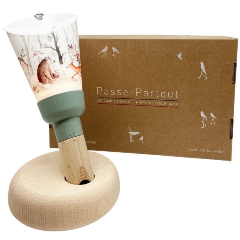 Coffret lampe nomade 5 en 1 Forêt enchantée-Sauge Maison Polochon