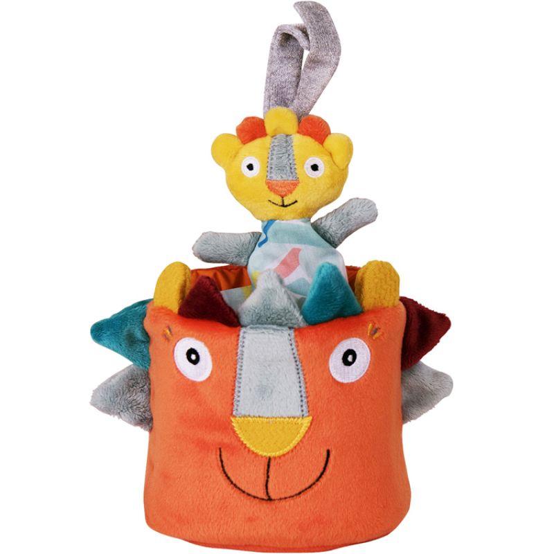 Peluche musicale Woogy le Lion Jungle Boogie (30 cm) Ebulobo