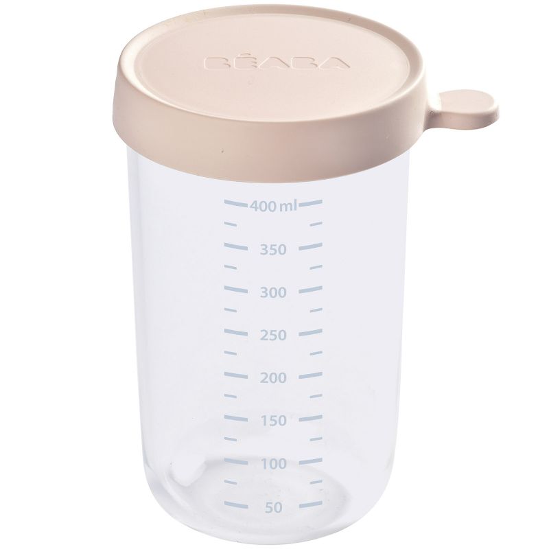 Pot de conservation en verre rose (400 ml) Béaba