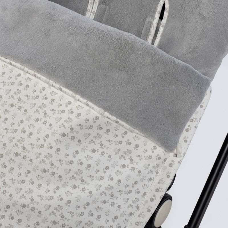 Chancelière hiver Little Bloom Fleurs Gris (TOG 3,5) Pasito a pasito Produit 3