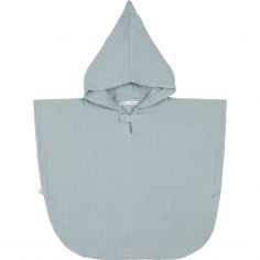 Poncho en mousseline bleu poudré - Lässig 