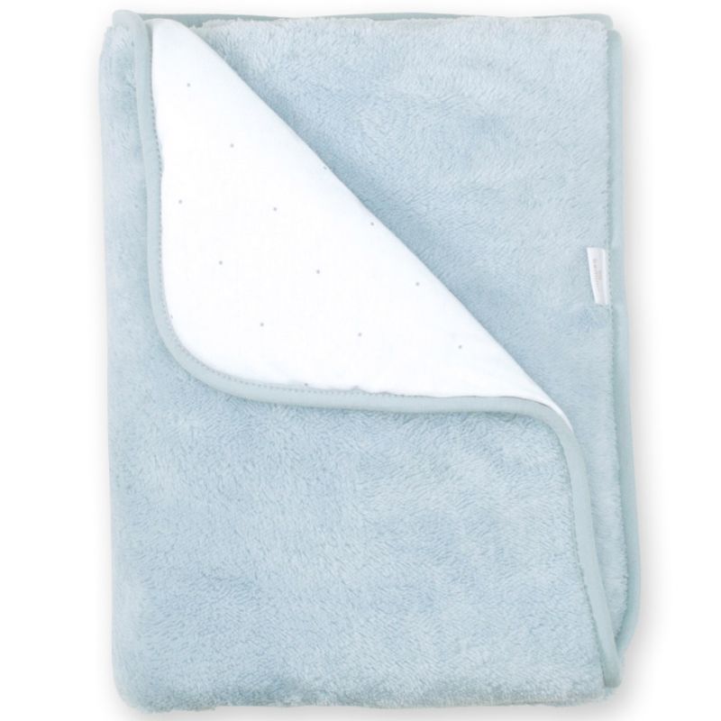 Couverture Pady réversible bleu gris breeze (75 x 100 cm) Bemini