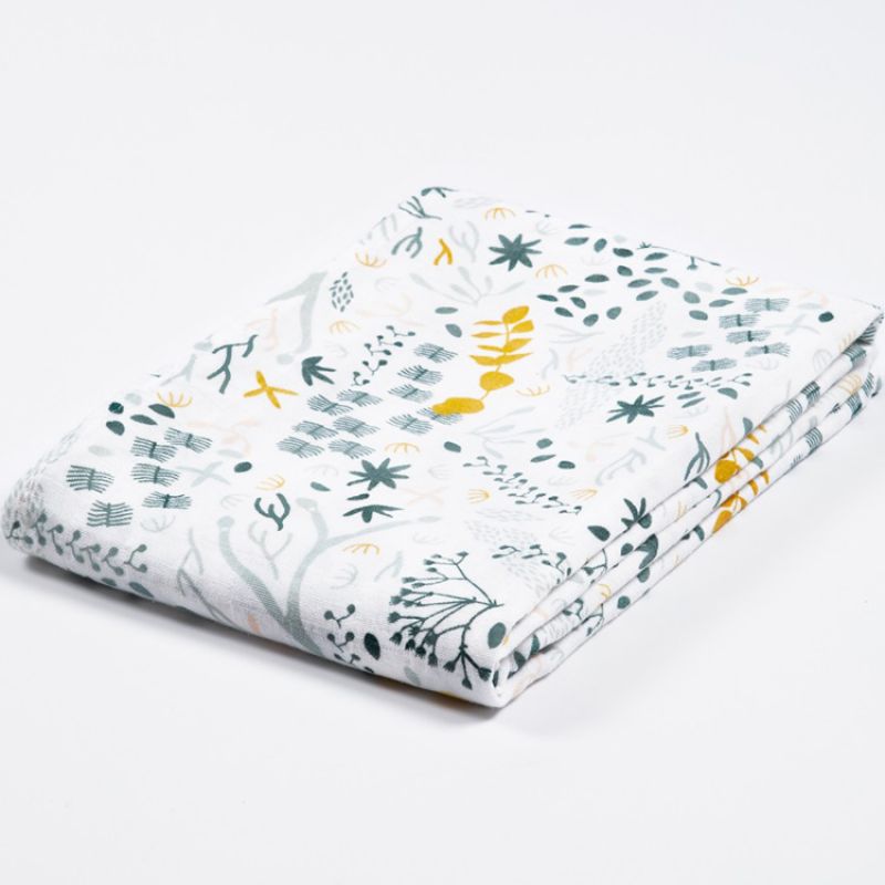 Maxi lange en coton bio Yukari (120 x 120 cm) Kadolis