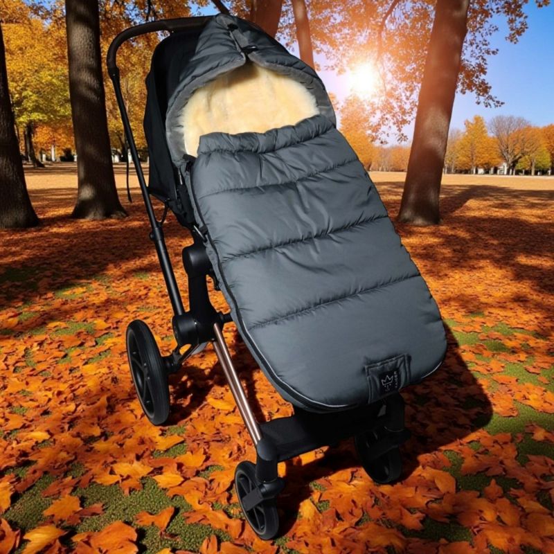 Chancelière thermique pour poussette SHEEP anthracite Kaiser Ambiance 2
