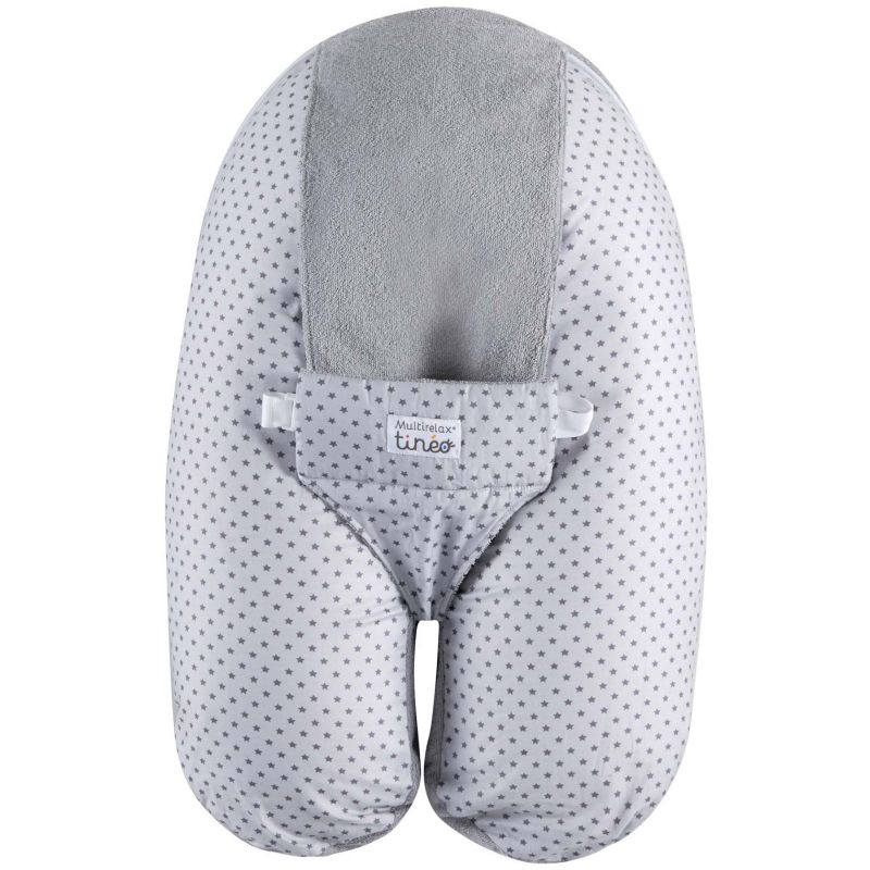 Coussin de grossesse évolutif Multirelax éponge grise Tinéo