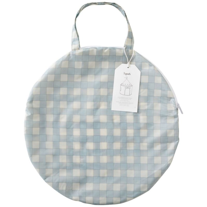 Tente de jeu en tissu recyclé Vichi Bleu 3 sprouts Packaging 4