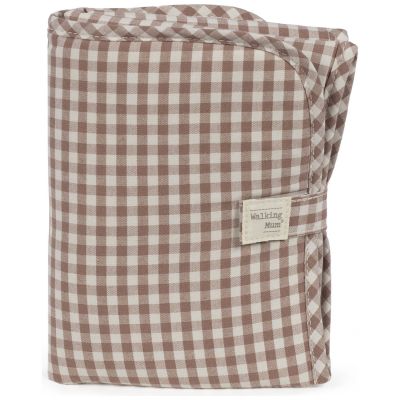 Tapis à langer Praliné Vichy Moka