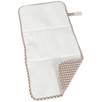 Tapis à langer Praliné Vichy Moka