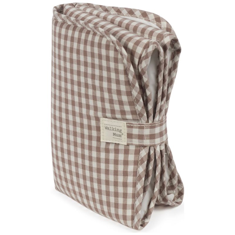 Tapis à langer Praliné Vichy Moka Walking Mum Produit 3