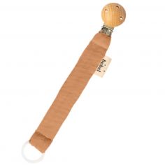 Attache tétine Comme un bonbon camel - BEBEL