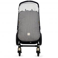 Chancelière Été I Love Vichy Noir - Walking Mum