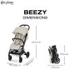 Poussette Compacte et Citadine Beezy 2026 Châssis Noir Dune Grey Cybex Produit 3