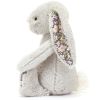 Peluche Bashful Lapin en fleurs Gris (18 cm)  par Jellycat