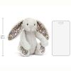 Peluche Bashful Lapin en fleurs Gris (18 cm) Jellycat Produit 5