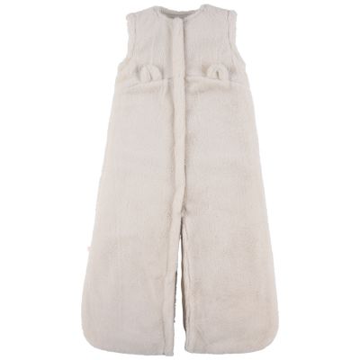 Gigoteuse en fausse fourrure beige (100cm) Noukie's