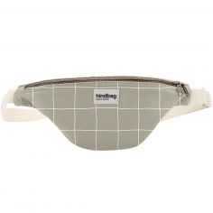 Sac banane Olivia Le Carnet Argile-Blanc - Hindbag