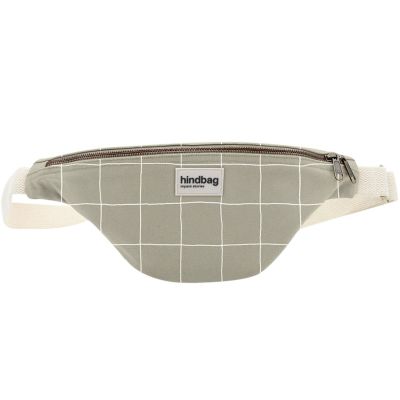 Sac banane Olivia Le Carnet Argile-Blanc Hindbag