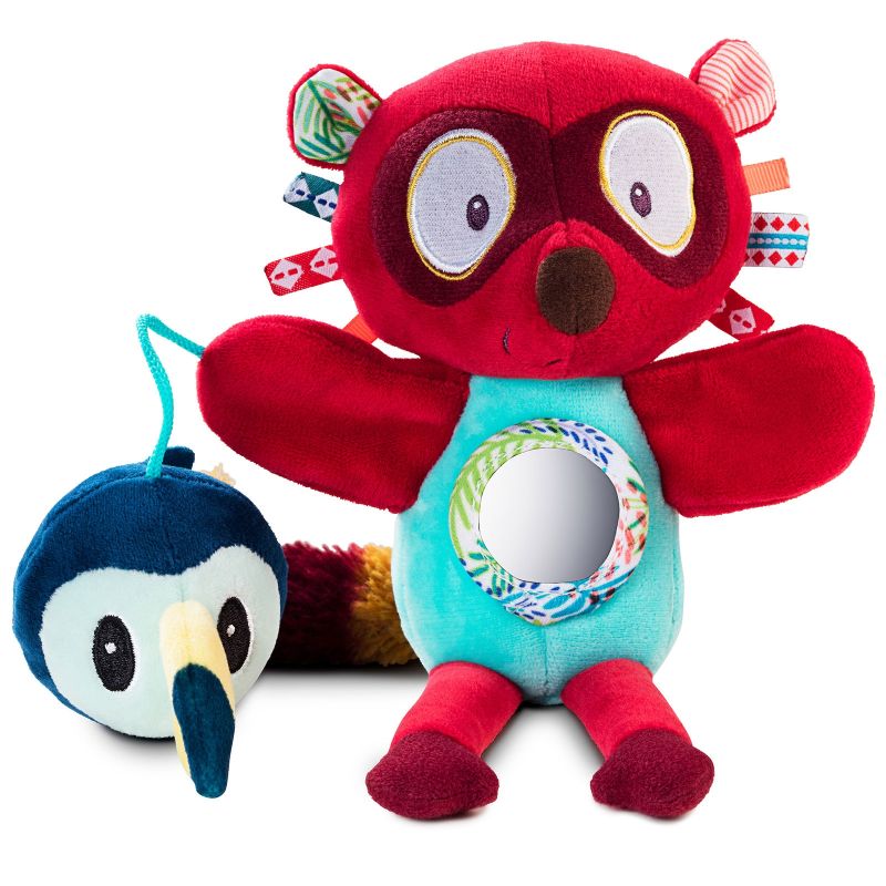 Peluche hochet Georges le lémurien Lilliputiens