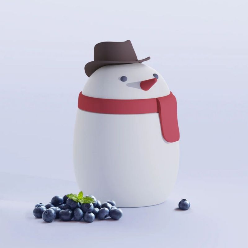 Boîte repas isotherme Bestie Foodie Bonhomme de Neige (600 ml) Asobu Ambiance 2