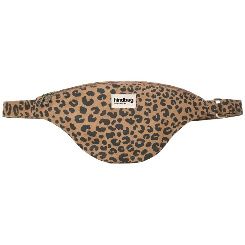 Sac banane L Sasha Léopard Cannelle Hindbag Produit 1
