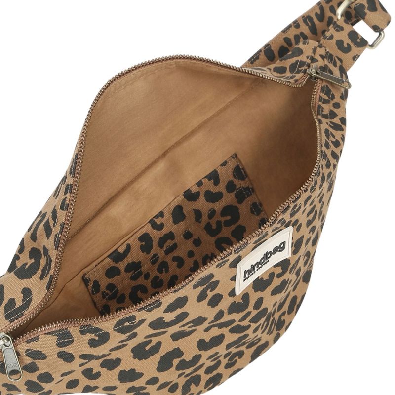 Sac banane L Sasha Léopard Cannelle Hindbag Produit 3