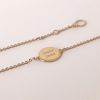 Bracelet médaille Madelaine (plaqué or jaune) - Mon Petit Poids
