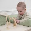 Labyrinthe à perles en silicone Warm linen  par Baby's Only