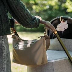 Sac à poussette Taupe