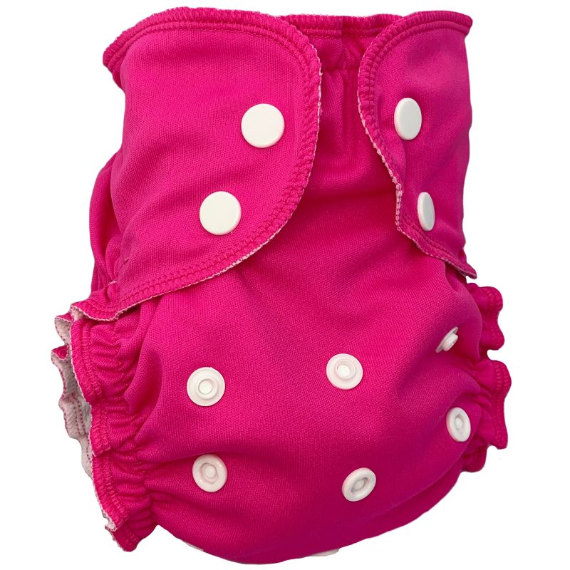 Maillot de bain couche lavable rose Seychelles (2,5-16 kg) AppleCheeks