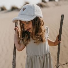 Casquette Love enfant blanc