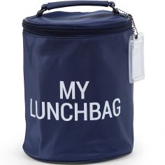 Sac isotherme My lunchbag marine et blanc