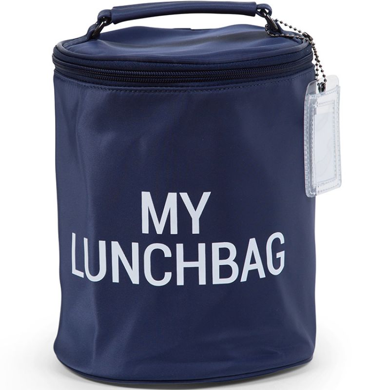 Sac isotherme My lunchbag marine et blanc Childhome