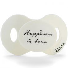 Sucette orthondontique en silicone Happiness is Born (0-6 mois)  par Elodie Details