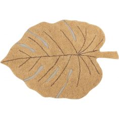 Tapis lavable Monstera miel (120 x 180 cm) - Lorena Canals