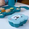 Set bol à ventouse et cuillère en silicone Ourson Bleu TUM TUM Ambiance 6