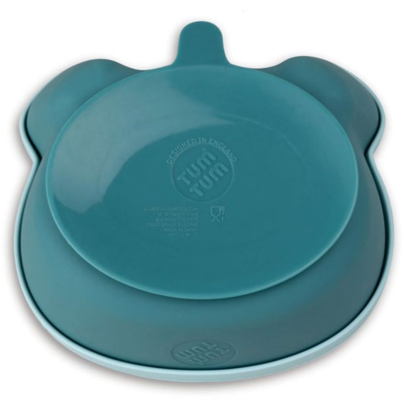 Set bol à ventouse et cuillère en silicone Ourson Bleu TUM TUM Produit 4