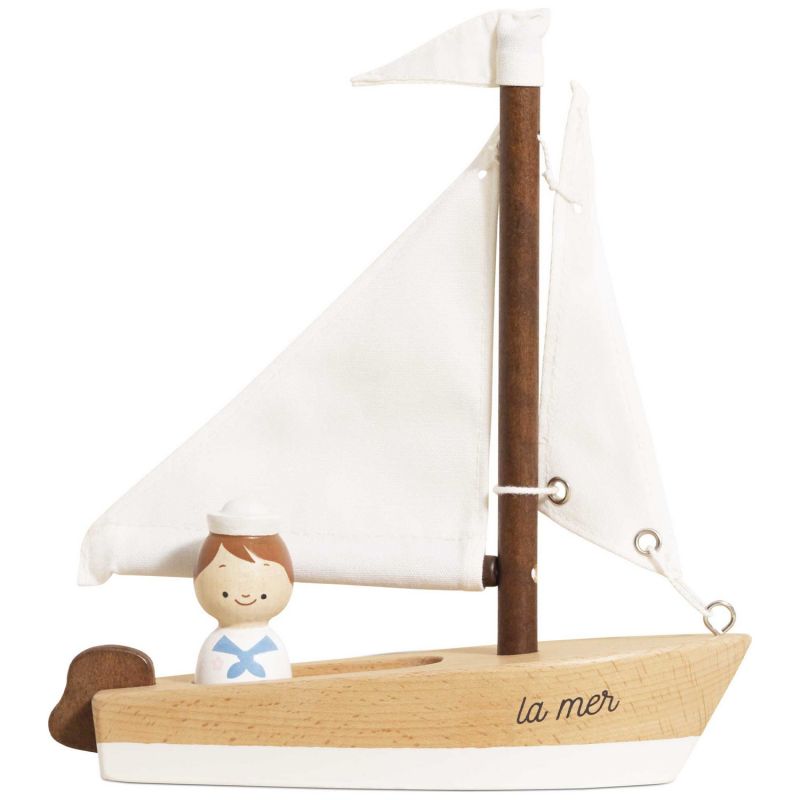 Voilier et son captaine en bois FSC Le Toy Van Produit 1