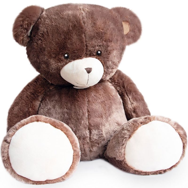 Peluche géante ours Bellydou marron (110 cm) Histoire d'Ours