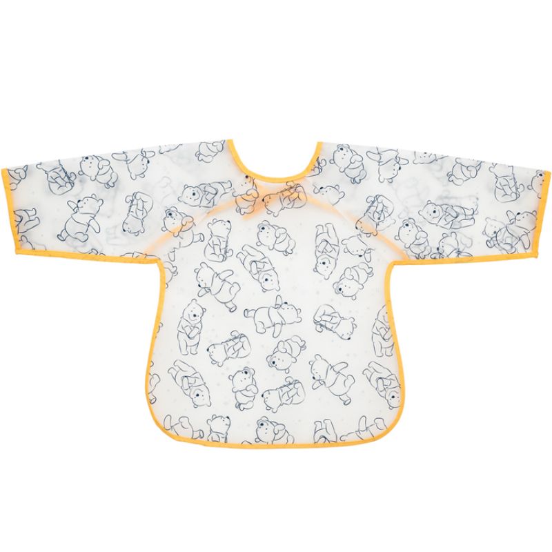 Bavoir à manches plastifié à nouer Winnie l'ourson Babycalin