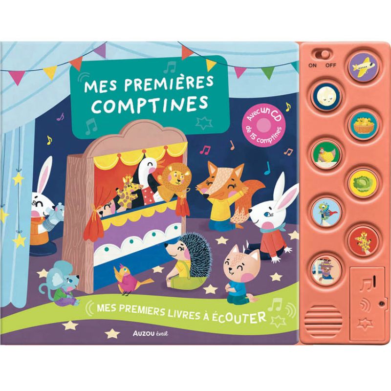 Livre sonore Mes premières comptines Auzou Editions