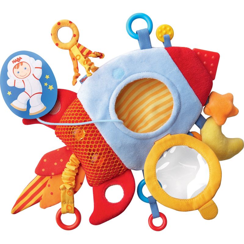 Peluche d'activités Fusée Haba