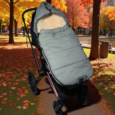 Chancelière thermique SHEEP vert sauge pour poussette