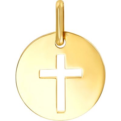 Médaille Croix ajourée (or jaune 375°)