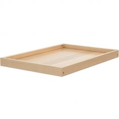 Étagère supplémentaire en bois de hêtre verni pour table à langer Confort - AT4