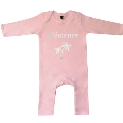 Combinaison été rose personnalisable (12-18 mois) Les Griottes
