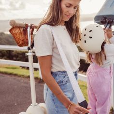 Sangle de transport crème pour trottinette