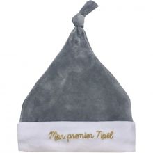 Bonnet velours Mon Premier Noël (3-6 mois)  par BB & Co