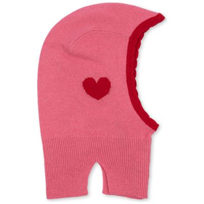 Cagoule Balaclava Cœur rose (2-4 ans)