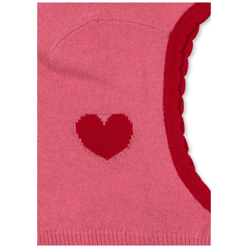 Cagoule Balaclava Cœur rose (2-4 ans) Konges Sløjd Produit 4