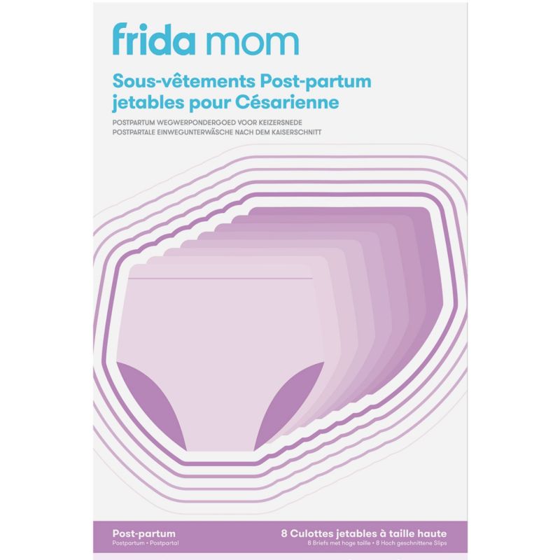 Lot de 8 sous-vêtements post-partum jetables pour césarienne Frida Packaging 6